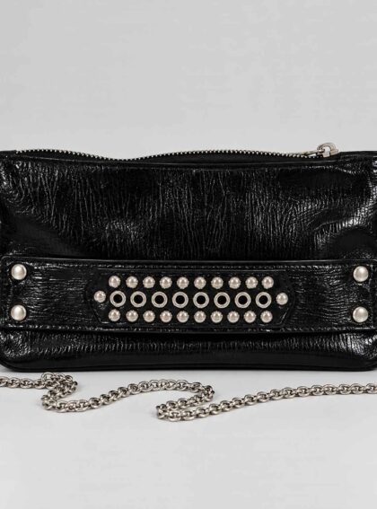 Cartera Tacha Negro - Toia de Kiev - Alquiler de vestidos de fiesta