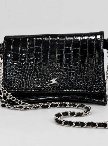 Cartera Rayo Negro - Toia de Kiev - Alquiler de vestidos de fiesta