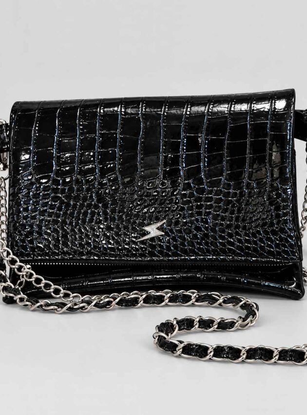 Cartera Rayo Negro - Toia de Kiev - Alquiler de vestidos de fiesta