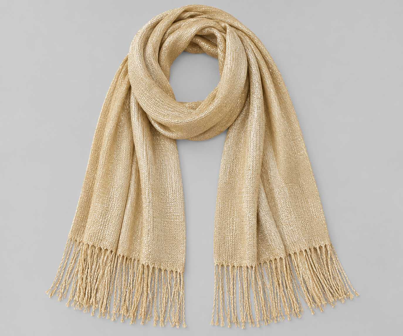 Pashmina Shimmer Gold 1 Dorado talle S - Toia de Kiev - Alquiler de vestidos de fiesta