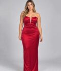 Vestido Magma Rojo talle L - Toia de Kiev - Alquiler de vestidos de fiesta