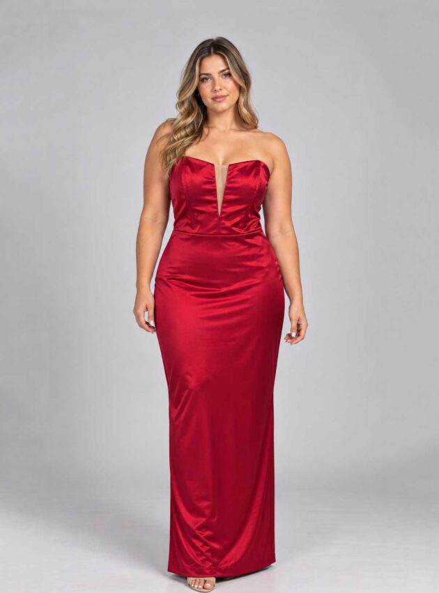 Vestido Magma Rojo talle L - Toia de Kiev - Alquiler de vestidos de fiesta