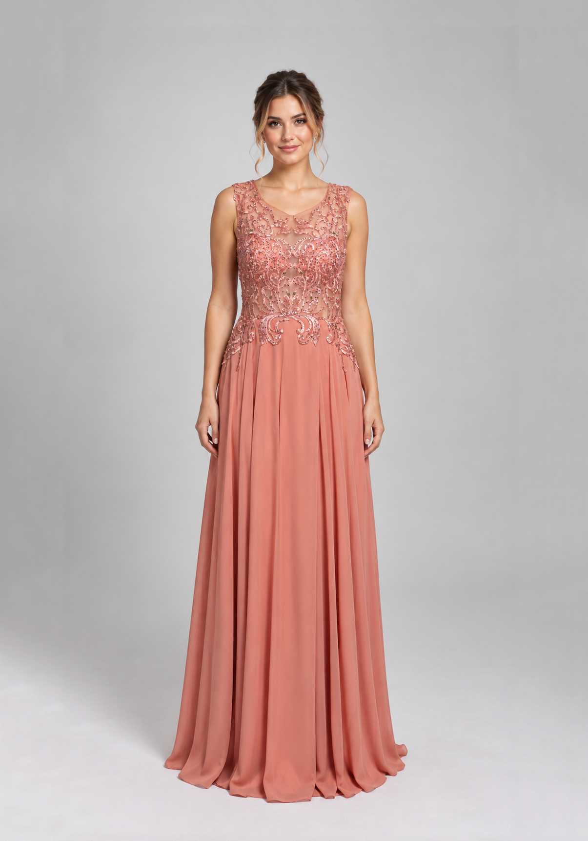 Vestido Lisi Rosa talle M - Toia de Kiev - Alquiler de vestidos de fiesta