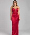 Vestido Magma Rojo talle L - Toia de Kiev - Alquiler de vestidos de fiesta