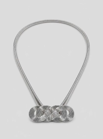 Cinto Ocho Silver Plateado talle S - Toia de Kiev - Alquiler de vestidos de fiesta