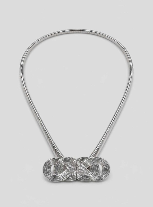 Cinto Ocho Silver Plateado talle S - Toia de Kiev - Alquiler de vestidos de fiesta