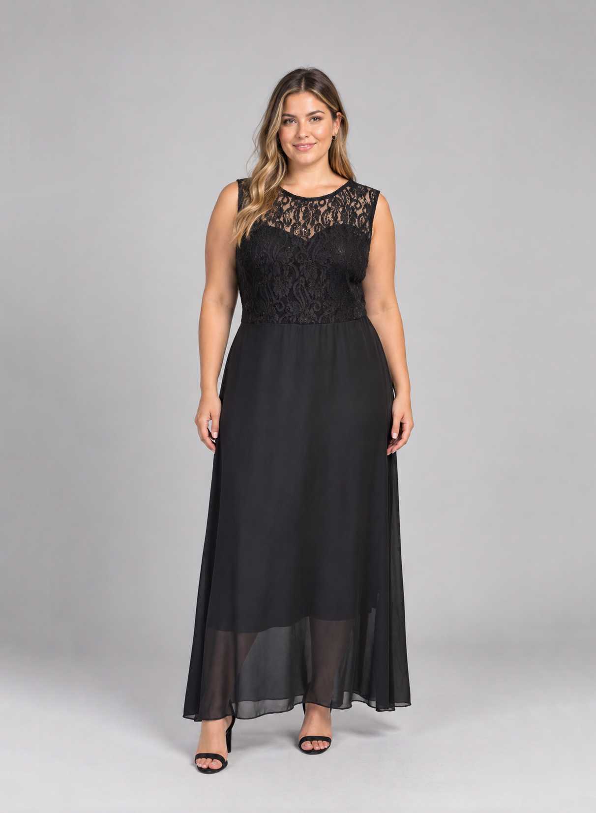 Vestido Eleven Negro talle XL - Toia de Kiev - Alquiler de vestidos de fiesta