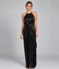 Vestido Acero Black Negro talle L - Toia de Kiev - Alquiler de vestidos de fiesta