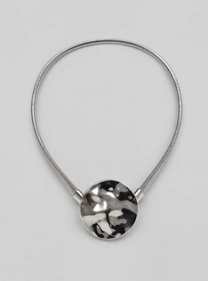 Cinto Circulo Silver Plateado talle S - Toia de Kiev - Alquiler de vestidos de fiesta