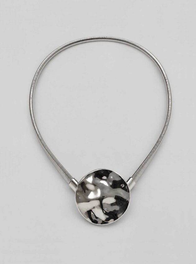 Cinto Circulo Silver Plateado talle S - Toia de Kiev - Alquiler de vestidos de fiesta