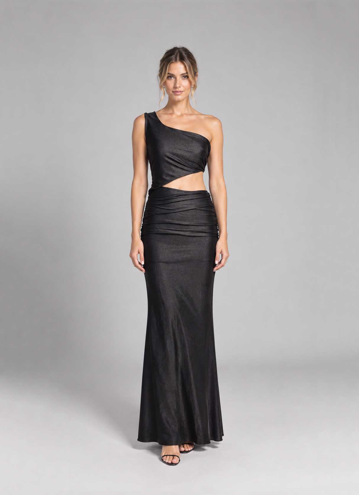 Vestido Wanda Negro talle M - Toia de Kiev - Alquiler de vestidos de fiesta