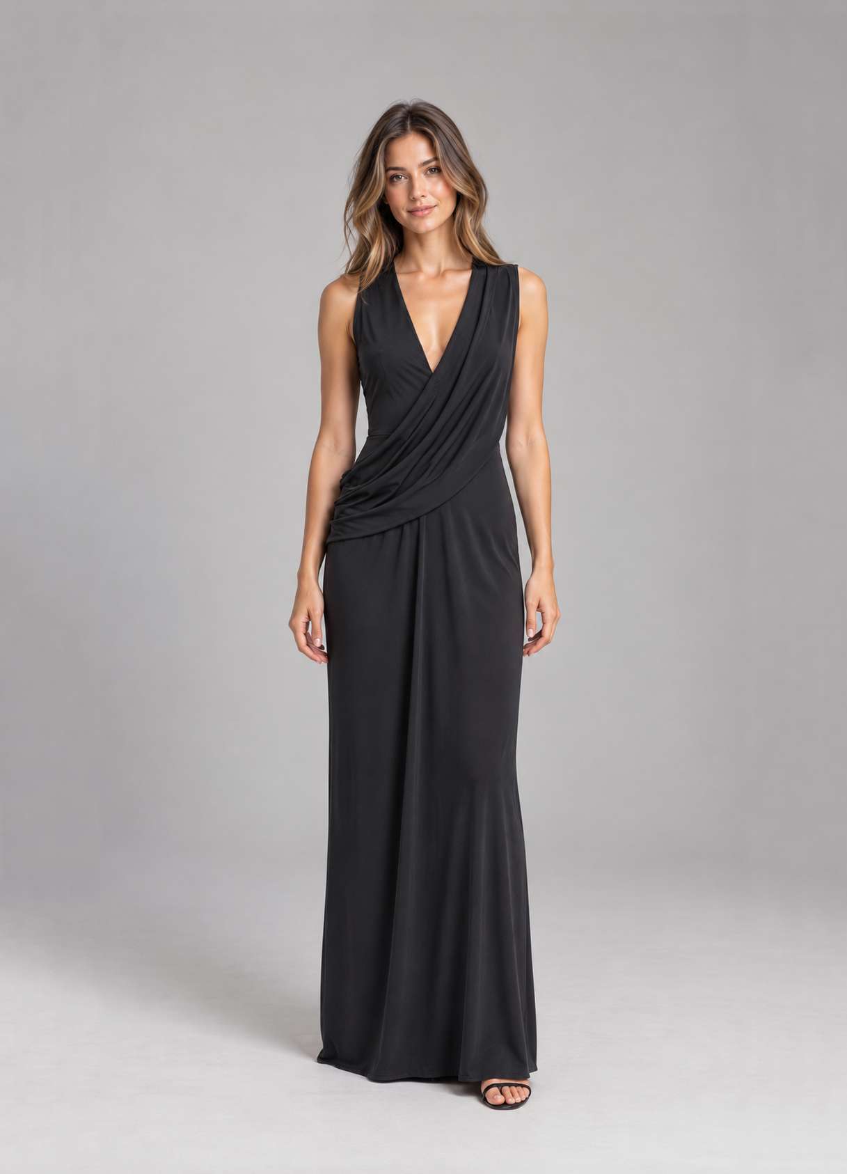 Vestido Eclipse Negro talle M - Toia de Kiev - Alquiler de vestidos de fiesta