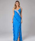 Vestido Ember Blue Azul talle M - Toia de Kiev - Alquiler de vestidos de fiesta