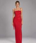 Vestido Carmin Rojo talle M - Toia de Kiev - Alquiler de vestidos de fiesta