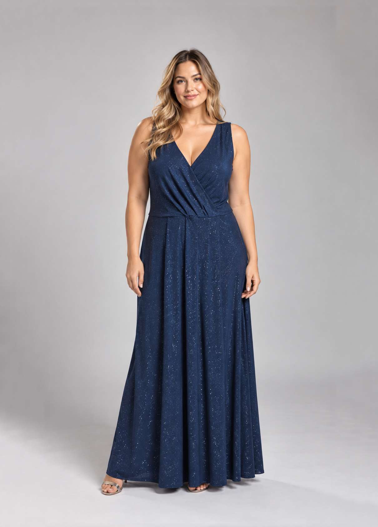 Vestido Samantha Blue Azul talle XL - Toia de Kiev - Alquiler de vestidos de fiesta