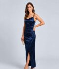 Vestido Michelle Blue Azul talle M - Toia de Kiev - Alquiler de vestidos de fiesta