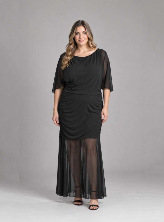 Vestido Nero Negro talle XL - Toia de Kiev - Alquiler de vestidos de fiesta