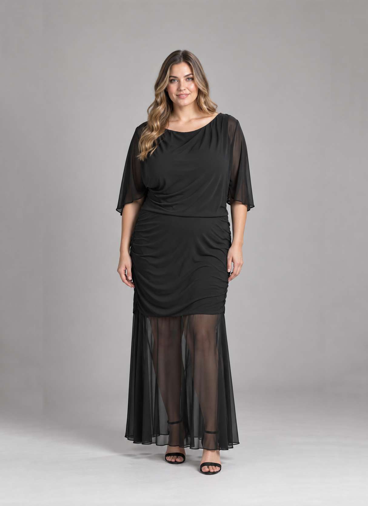 Vestido Nero Negro talle XL - Toia de Kiev - Alquiler de vestidos de fiesta