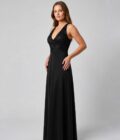 Vestido Soja Black Negro talle M - Toia de Kiev - Alquiler de vestidos de fiesta
